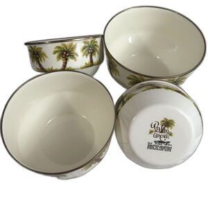 Palm Grove Handpainted Collection by Tabletops Unlimited Vintage Nestin Bowl Set